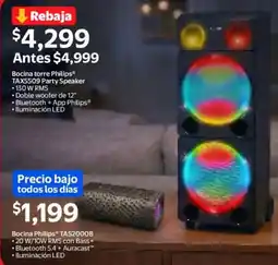 Walmart Philips bocina torre oferta