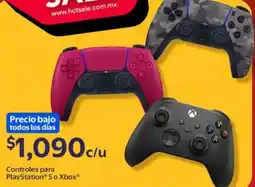 Walmart Playstation 5 o Xbox controles para oferta