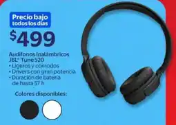 Walmart Jbl audifonos inalámbricos tune 520 oferta