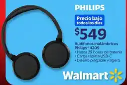 Walmart Philips audífonos inalámbricos 4209 oferta