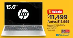 Walmart Hp laptop 15-fc0287la oferta
