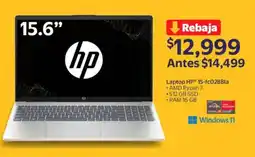 Walmart Hp laptop 15-fc0288la oferta
