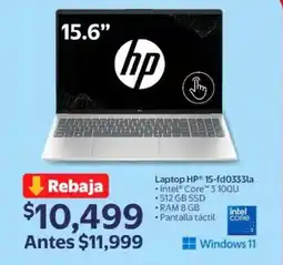 Walmart Hp laptop 15-fd0333la oferta