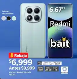 Walmart Xiaomi redmi note 14 pro 5g oferta
