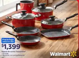 Walmart Tramontina batería de cocina oferta