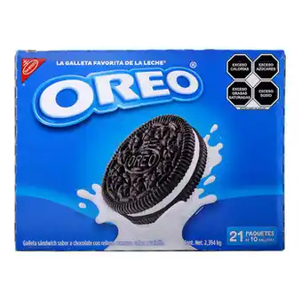 Costco Oreo Galletas Sabor Chocolate con Relleno Sabor Vainilla 21 pzas de 114 g oferta