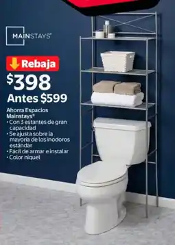Walmart Mainstays ahorra espacios oferta