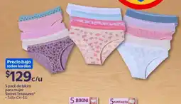 Walmart Secret treasures 5 pack de bikini para mujer oferta