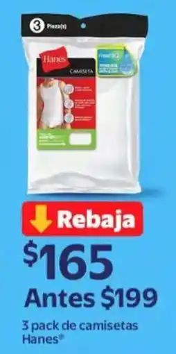 Walmart Hanes camisetas oferta