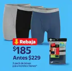 Walmart Hanes boxer para hombre oferta