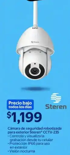 Walmart Steren Cámara de seguridad robotizada para exterior CCTV-235 oferta