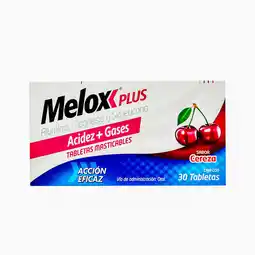 Farmacias YZA Melox Plus Cereza 30 Tabs oferta