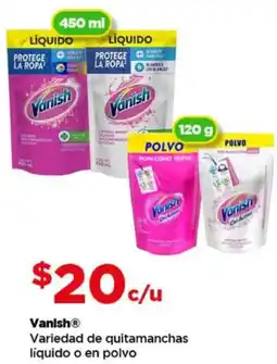 Bodega Aurrerá Vanish variedad de quitamanchas líquido o en polvo oferta
