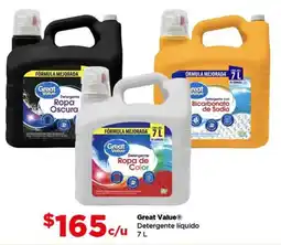 Bodega Aurrerá Great value detergente líquido oferta