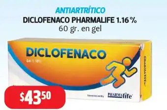 Antiartrítico diclofenaco pharmalife