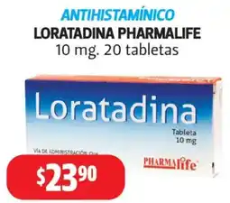 Farmacias Guadalajara Antihistamínico loratadina pharmalife oferta