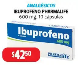 Farmacias Guadalajara Analgésicos ibuprofeno pharmalife oferta