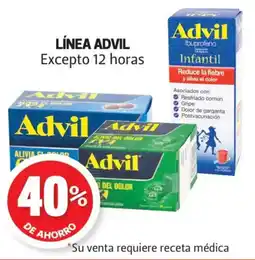 Farmacias Guadalajara Advil línea excepto oferta