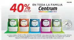 Farmacias Guadalajara Centrum en toda la familia oferta