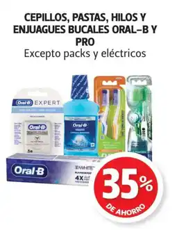 Farmacias Guadalajara Oral-B cepillos, pastas, hilos y enjuagues bucales y pro oferta