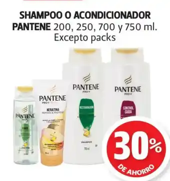 Farmacias Guadalajara Pantene shampoo o acondicionador oferta