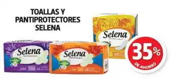 Farmacias Guadalajara Selena toallas y pantiprotectores oferta