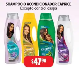 Farmacias Guadalajara Caprice shampoo o acondicionador excepto control caspa oferta