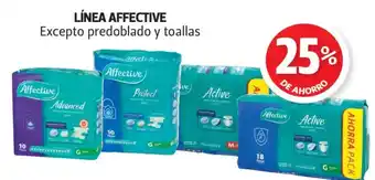 Affective línea excepto predoblado y toallas