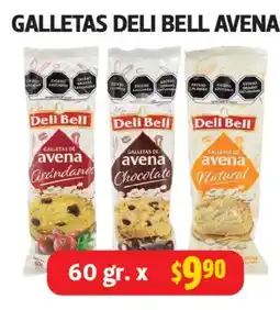 Farmacias Guadalajara Deli bell galletas avena oferta