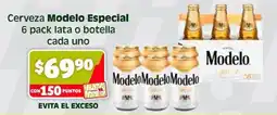 Soriana Híper Modelo especial cerveza oferta