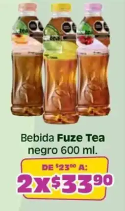 Soriana Híper Fuze tea bebida negro oferta