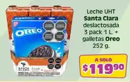 Soriana Híper Santa clara leche uht deslactosada oferta