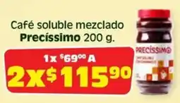 Soriana Híper Precíssimo café soluble mezclado oferta