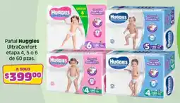Soriana Híper Huggies pañal ultraconfort oferta