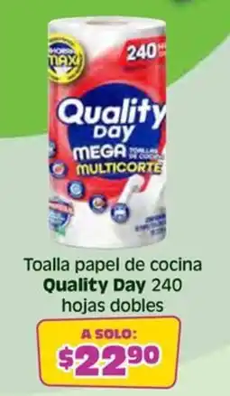 Soriana Híper Quality day toalla papel de cocina oferta