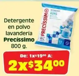 Soriana Híper Precíssimo detergente en polvo lavandería oferta