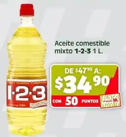 Soriana Híper 1-2-3 aceite comestible mixto oferta