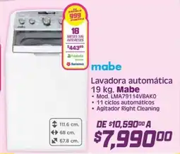 Soriana Híper Mabe lavadora automática oferta