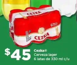Bodega Aurrerá Cezka cerveza lager oferta