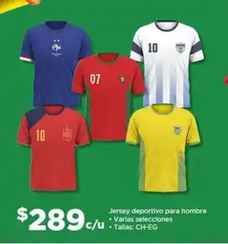 Bodega Aurrerá Jersey deportivo para hombre oferta