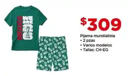 Bodega Aurrerá Pijama mundialista oferta