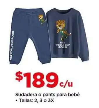 Sudadera o pants para bebé