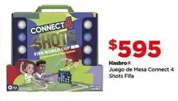 Bodega Aurrerá Hasbro juego de mesa connect 4 shots fifa oferta