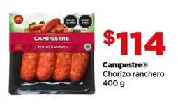 Bodega Aurrerá Campestre chorizo ranchero oferta