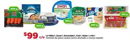 Bodega Aurrerá La villita , zwan , esmeralda , fud , bafar o kir variedad de queso oaxaca, tocino ahumado o chorizo español oferta