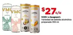 Bodega Aurrerá Vcm o seagram's Variedad de bebida alcohólica preparada oferta