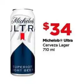 Bodega Aurrerá Michelob ultra cerveza lager oferta