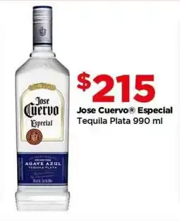 Bodega Aurrerá Jose cuervo especial tequila plata oferta