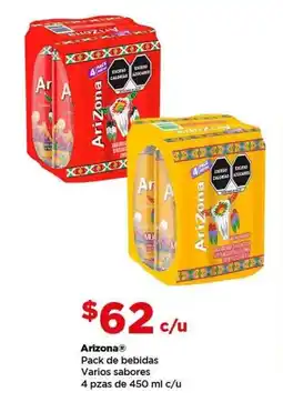 Bodega Aurrerá Arizona pack de bebidas varios sabores oferta