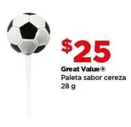 Bodega Aurrerá Great value paleta sabor cereza oferta